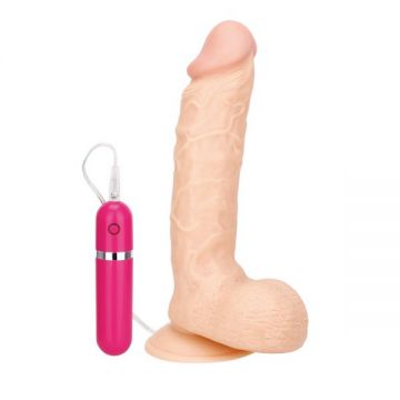 23 cm Girl Style 9 Titreşimli Kalın Penis