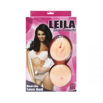 Leila Sexy Brunette Gerçekçi Esmer Şişme Bebek