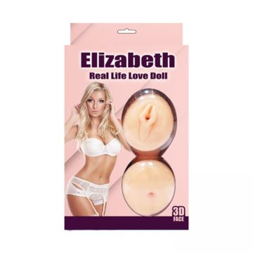 Elizabeth Gerçekçi Sarışın Şişme Bebek