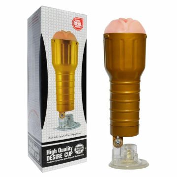 Desire Cup Fener Tipi Vantuzlu Duvara Yapışan Suni Vajina Mastürbatör