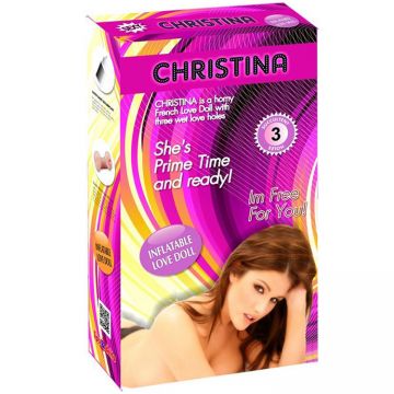 Christina Realistik Suni Vajinalı Şişme Bebek