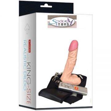 20 cm Bliss Belden Bağlamalı Titreşimli Penis