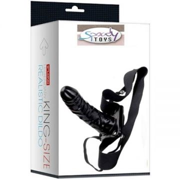 16 cm Zenci İçi Boş Belden Bağlamalı Penis