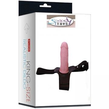 17 cm Elastic Harness İçi Boş Belden Bağlamalı Penis