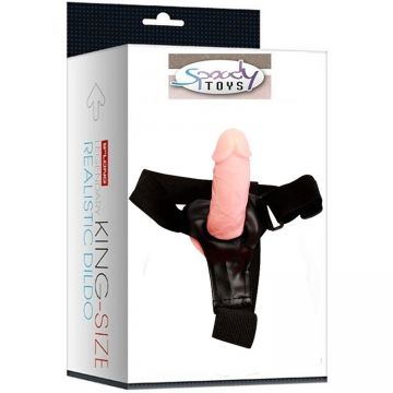 18 cm Harness İçi Boş Belden Bağlamalı Protez Penis