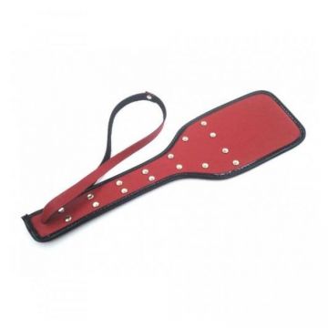 Kırmızı Deri Şaplak 