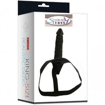 20 cm Wearable Sleeve Zenci İçi Boş Belden Bağlamalı Penis