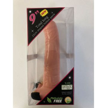 22cm Lavetra İçi Boş Belden Bağlamalı Protez Penis